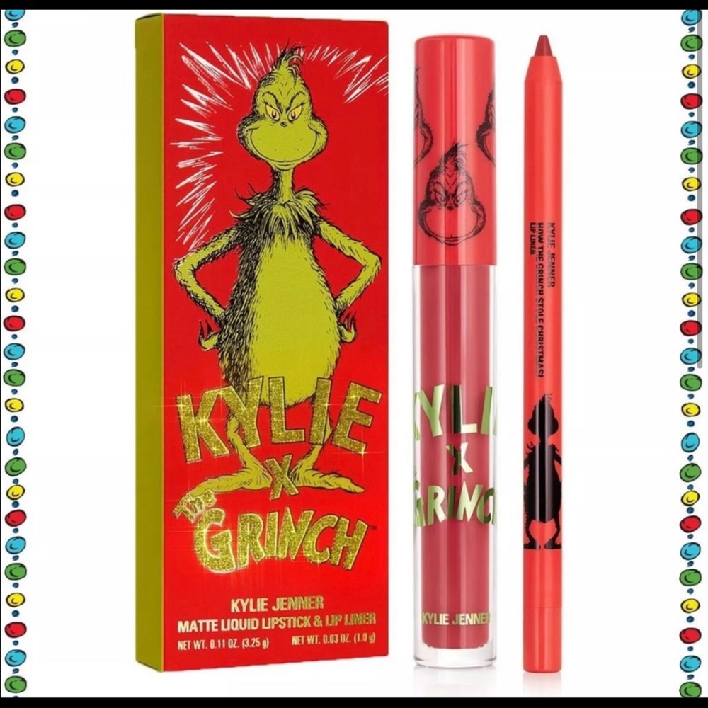 Kylie Jenner x The Grinch limited edition lip kit